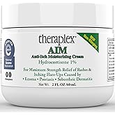 Theraplex AIM - Anti Itch Cream (2 oz) – 1% hydrocortisone for Itchy Skin Relief, moisturizing Cream for Eczema, Seborrheic Dermatitis. Safe for Kids. Relieves Itchy Skin with Maximum Strength.
