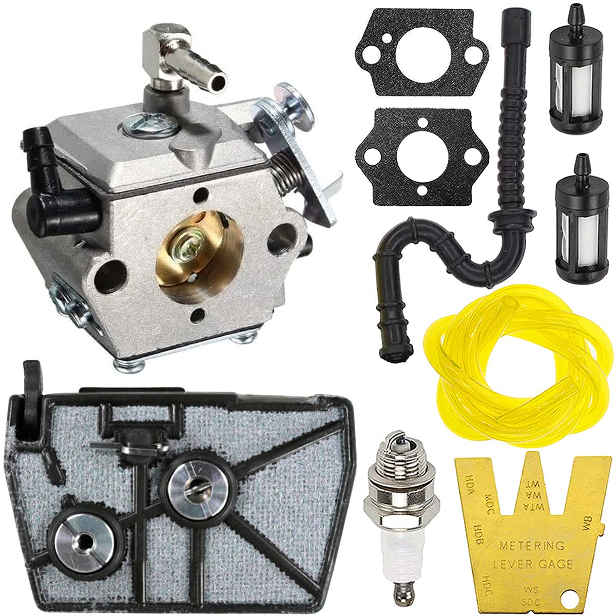 ZAMDOE Carburetor Replacement for Stihl 028 028AV 028 Super Chainsaw, Replaces for Walbro #WT-16B, for Tillotson #HU-40, with Gasket Air Filter Fuel Line Filter