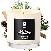 Lulu Candles | Balsam & Cedarwood | Smells Like Fresh Fir | Luxury Scented Soy Jar Candle | Hand Poured in The USA | Highly Scented Long Lasting (9 Oz.)