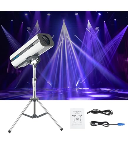 Amazon.com: LED Follow Spot Light, 350W Spotlight with Stand