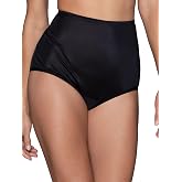 Vanity Fair Women's High Waisted Underwear, Full Coverage Ladies Panties, Perfectly Yours Briefs