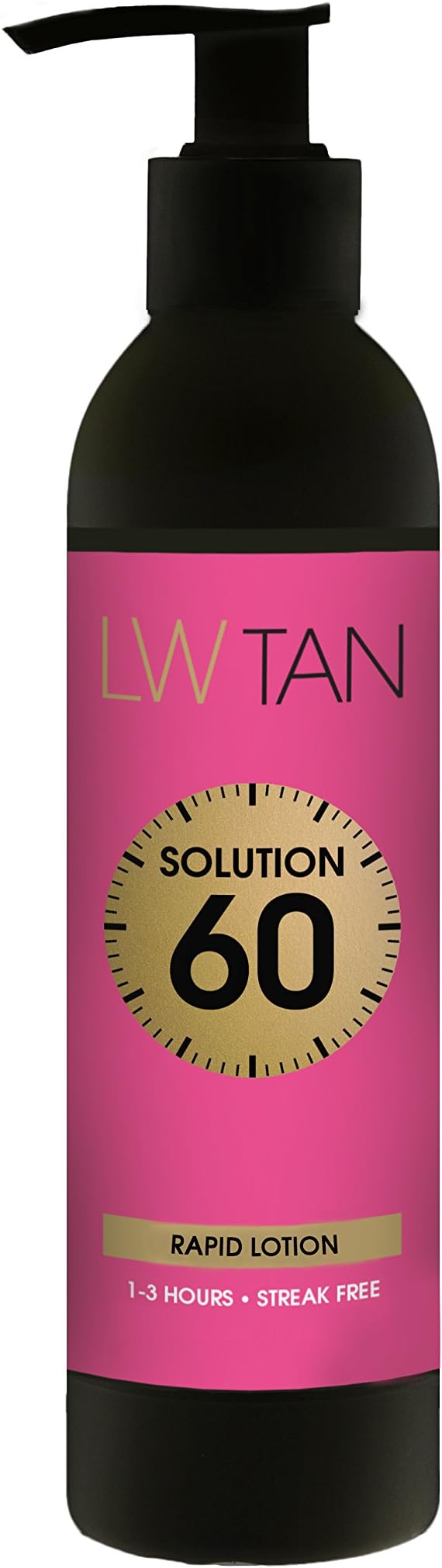 LW Tan Solution 60 Rapid Self Tan Bronzing Lotion 250ml