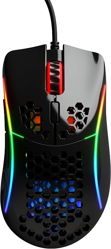 Model D- Kabelgebundene Gaming-Maus, 61g, Sensor 3360, Schwarz