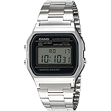 Casio Men's A158WA-1DF Stainless Steel Digital Watch