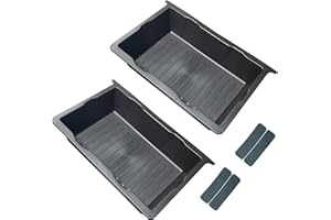 KSJED Under Seat Storage Box Organizer for Tesla Model Y, Car Front Seat Hidden Tray Storage Tray Bins Box Fit Tesla Model Y 2020-2023