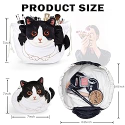 Openhaha Drawstring Cat Travel Organizer, Cosmetic