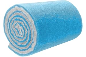 BIG KAHUNA TROPICAL FISH Big Kahuna Aquarium Filter Floss for Fish Tank Filters – Aquarium Filter Pad – 3/4-1 Inch Thick 12 Inch Wide 10 Feet Long - Media Roll for Healthy Water in Freshwater Aquariums or Marine Aquariums