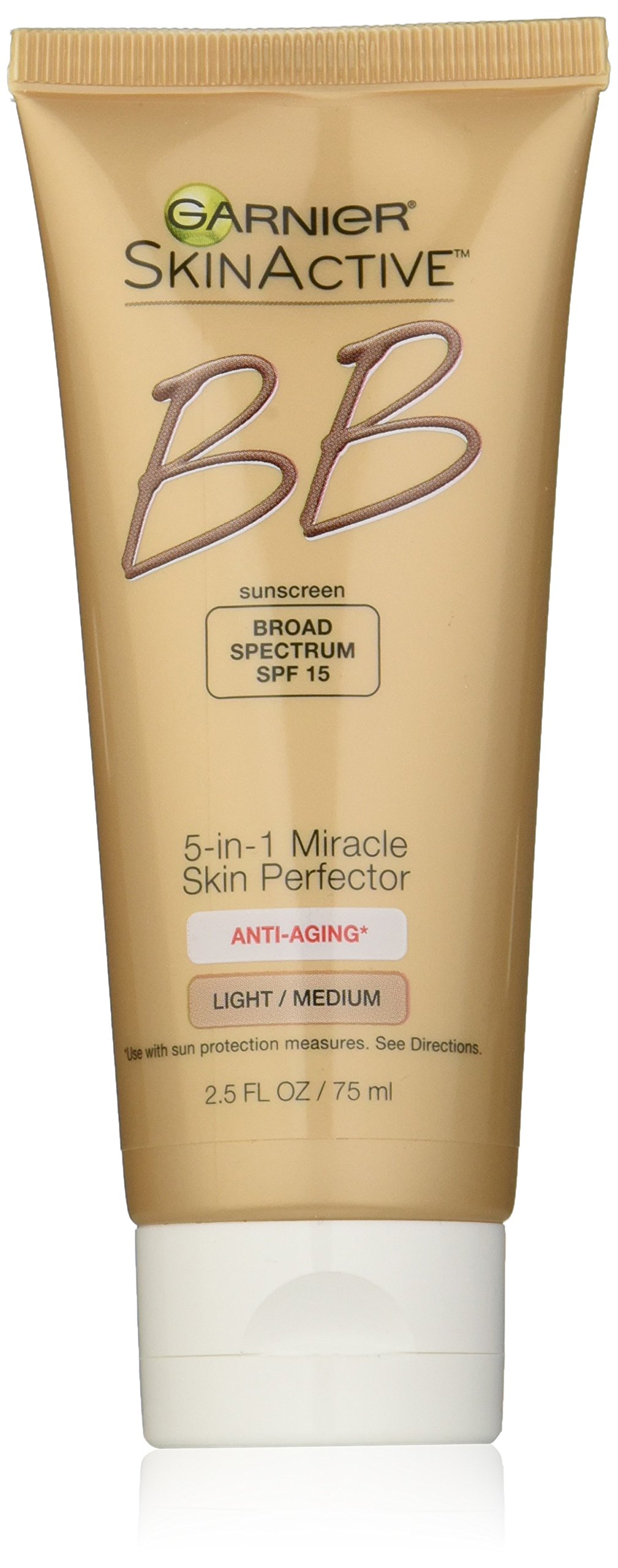 Garnier SkinActive BB Cream Face Moisturizer AntiAging, Medium/Deep, 2.5 fl. oz