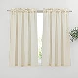 NICETOWN Kitchen Window Curtains 45 inch