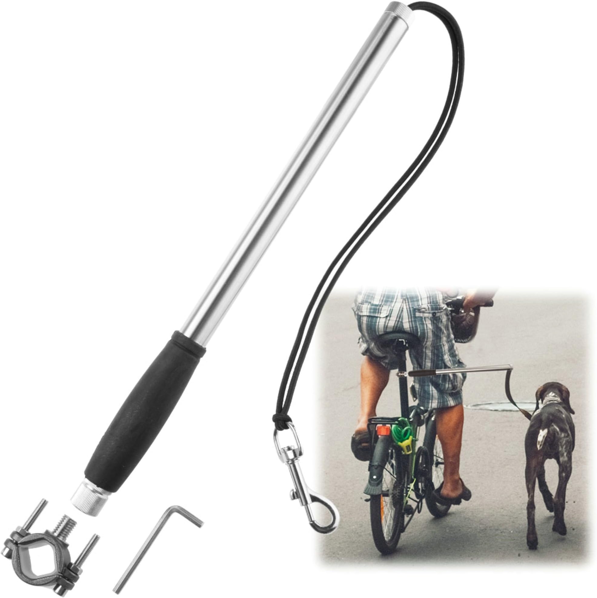 Hands Free Leash, Gaity Pet [2018 New Type] Dog Bicycle Exerciser Leash 2018 Newest Model Built-in Buffer Spring - Soft & Easy Pull Tug Free Control from Small to Large Dogs