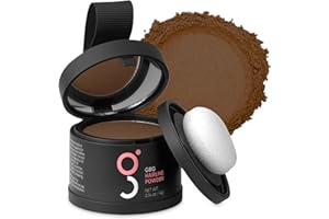 GET BACK GORGEOUS GBG Hairline Powder, Light Brown - 48-Hour Coverage Root Touch Up Powder for Bald Spots, Instant Hair Loss Concealer & Brightening Highlights - Hair Fillers for Thinning Hair for Women & Men, 4g