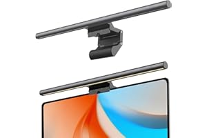 YEELIGHT Monitor Light Bar, Computer Monitor Lamp, 250LM No Glare Eye-Care LED Screen Bar, Touch Control USB Reading Desk Lam