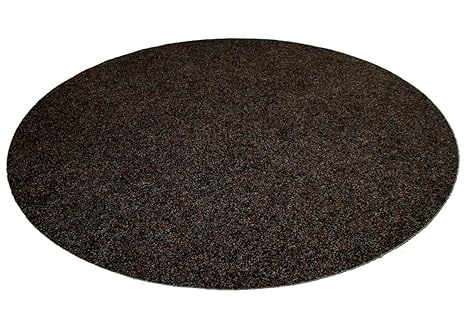 Snapstyle Kunstrasen Rasenteppich mit Noppen Kingston Braun Rund in 5 Größen