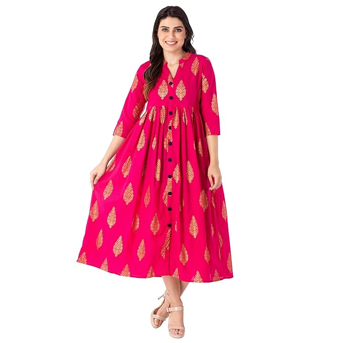 Women's Cotton A-Line Kurta