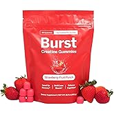 Creatine Monohydrate Gummies - 1.5g of Creatine Per Gummy - Build Muscle, Recover Faster, Enhance Cognition - Strawberry Flavor - 90ct