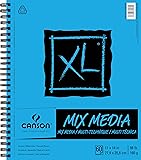 Canson XL Series Mixed Media Pad, Side Wire, 11x14