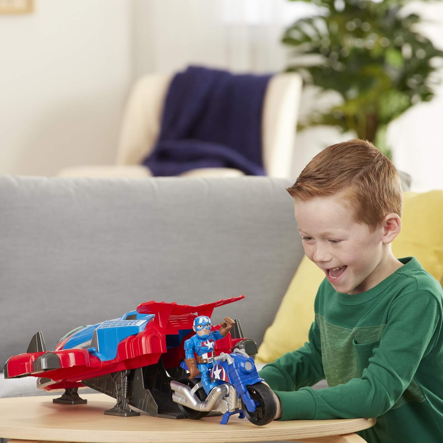 playskool super hero adventures spider man jetquarters