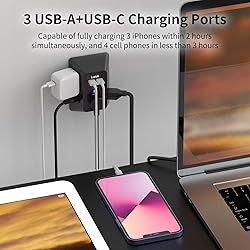 Surge Protector Outlet with 5-Multi Plug Outlet and