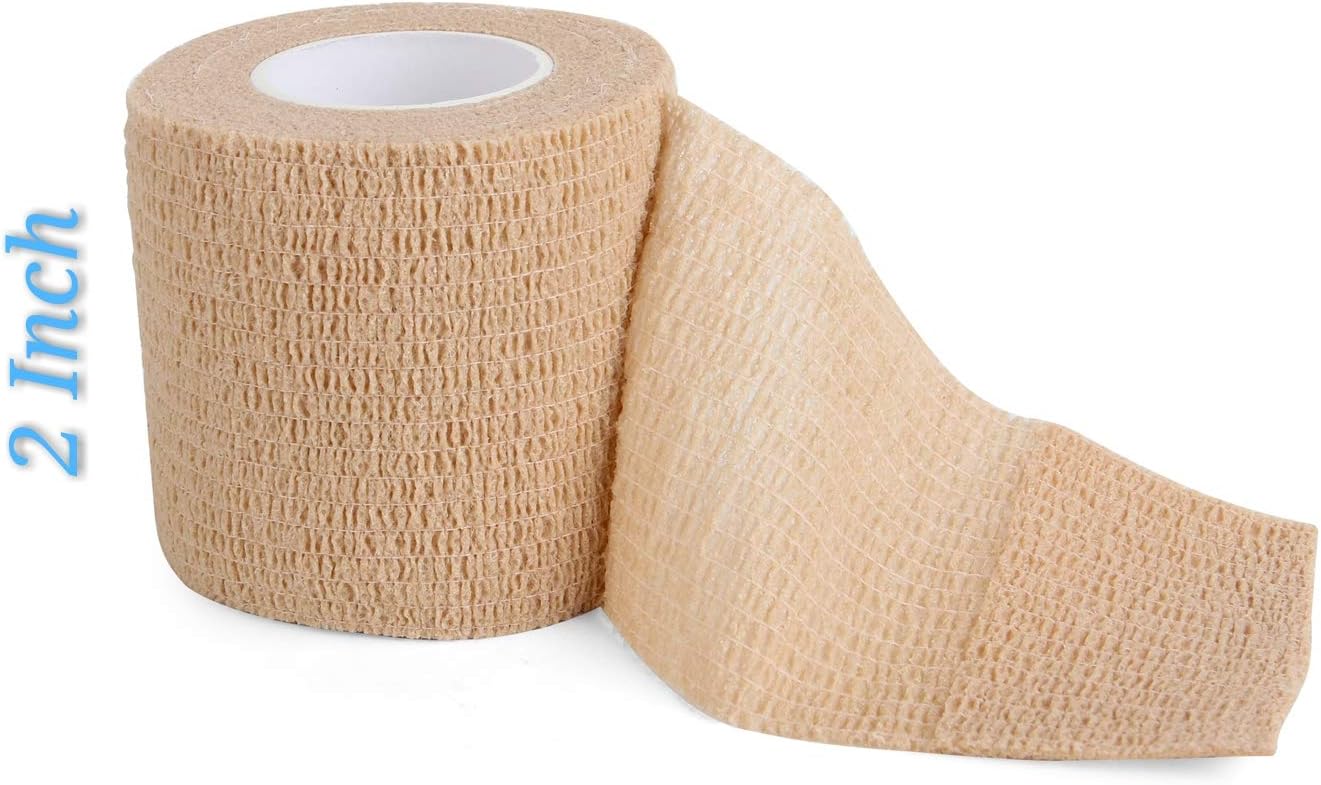 Cohesive Bandages 5cm x 4.5m, Self Adhesive Bandage Tape Vet Wrap for First Aid Sports Protection and Wrist - Image 3