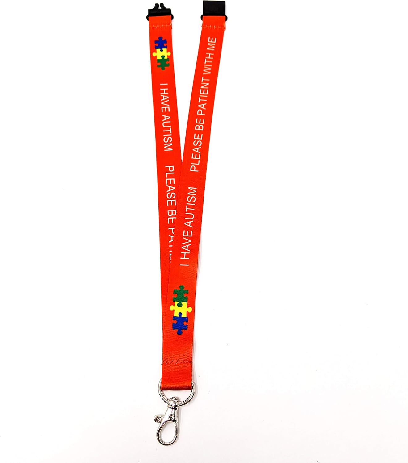 Medical ID Me I Have Autism Lanyard Autism Awareness Lanyards Autistic Travel School Holiday Alert UK (Red - Child's) - Image 5