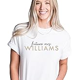Custom Future Mrs Shirt for Bride Shirts for Women Fiance Tshirt Personalized Engagement Shirt Fiance Gifts for Her Bridal Tees Bachelorette Party Tee Multicolor