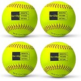 Thorza 12" Weighted Training Softballs - Training Balls to Increase Pitch Velocity &amp; Arm Strength - Durable Softball Practice Equipment for Pitchers of All Skill Levels