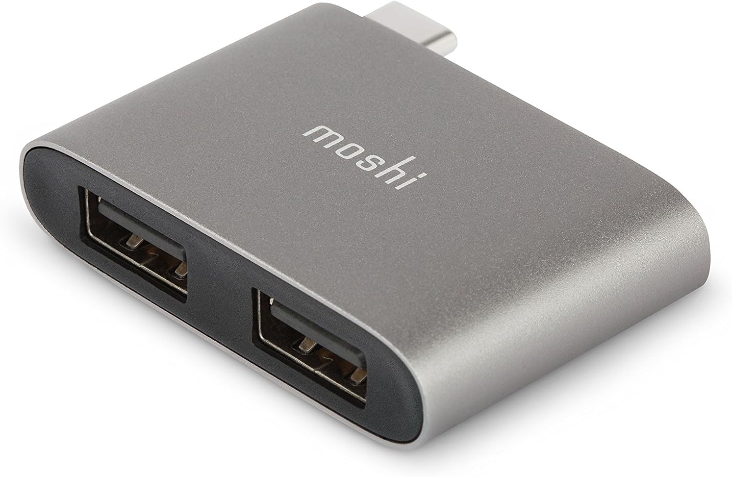 Moshi USBC to Dual USBA Adapter (Silver) BigaMart