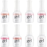 KIARA SKY Hema-Free 8 Color Nail Builder Gel Bundle for Nails | Builder Gel in a Bottle, Self-Leveling, Soak-Off for Weak Natural Nails, Extensions &amp; Overlays, UV/LED 15ml 8 pieces