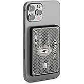 AquaVault Chargecard Magsafe Portable Charger 5000mAh 20W Fast Charge - Magnetic Power Bank, Ultra-Slim Battery Pack Compatible with iPhone 12-17 Series (Black)
