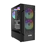GAMDIAS ATX Mid Tower Computer PC Case w/Tempered