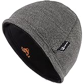 TOP-EX PolarWool™ Wool Beanie Hat for Men Women Fleece Lined Skull Cap Winter Knit Hat Watch Caps Reversible & Windproof