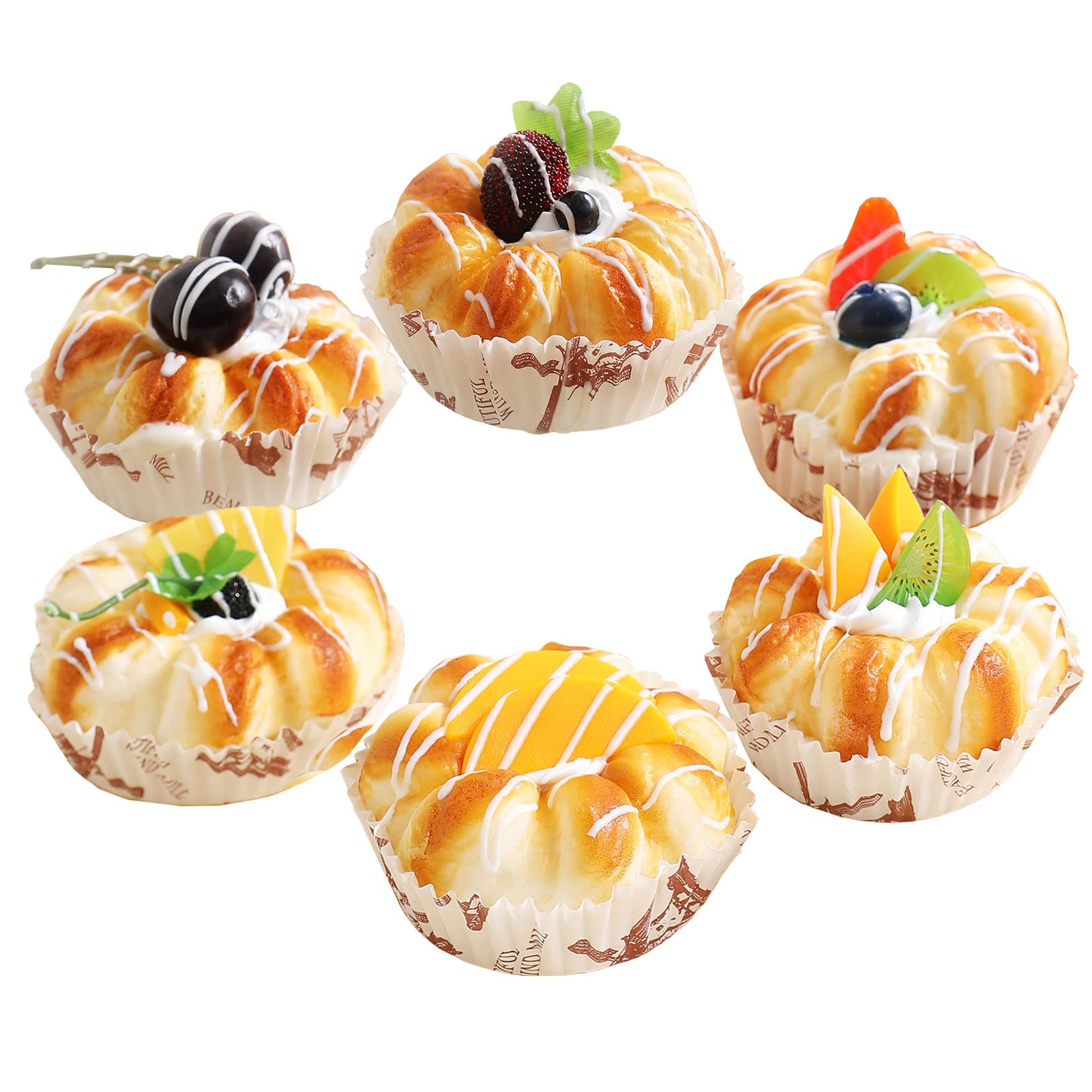 Joeabor Fake Cupcakes, Artificial Cupcakes for