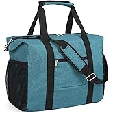 Travel Duffel Bag for Women Men,Sports Tote Gym Bag With Wet Pocke,Foldable Carry on Luggage Bag,Blue