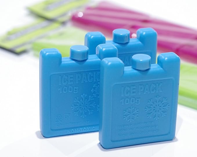 Mini Cool bag ice packs x3 blocks Ideal for cold lunch boxes Amazon.co.uk Sports & Outdoors