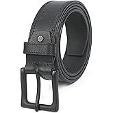 Western Bull Men's Genuine Leather Casual Real Leather belt Every Day Jeans Belts, Handmade Men Leather Belt with Gift Box