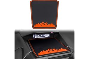 MOCHENT Dashboard Mats for Subaru Crosstrek Accessories 2023-2018, Forester 2019-2024, Impreza 2018-2023, Interior Non-Slip Dash Mat Pad Liner (Orange)