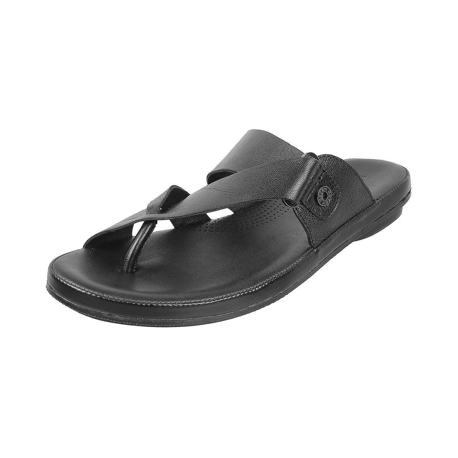 Buy Metro Men's Black Slippers5 UK (39 EU) (169900) at Amazon.in