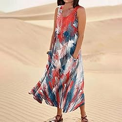 Generic Summer Dresses for Women 2024 Round Neck