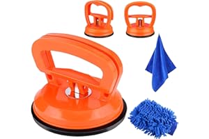 Car Dent Puller, 5PCS Car Dent Remover Tools for Car Suction Cup for Car Dent Repair Kit with Towel and Glove Dent Repair Kit