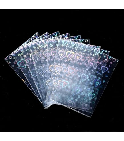 Amazon.com: Premium Preferred Protection 100 Hot Pink Holographic Card  Sleeves - Perfect Fit, Shiny Trading Card Sleeves - Standard Size