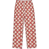 ALAZA Red Lobster on White Pajama Lounge Pants Long Sleep Pajama Bottoms with Pockets