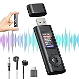 Digital Voice Recorder 64GB USB Voice Activated