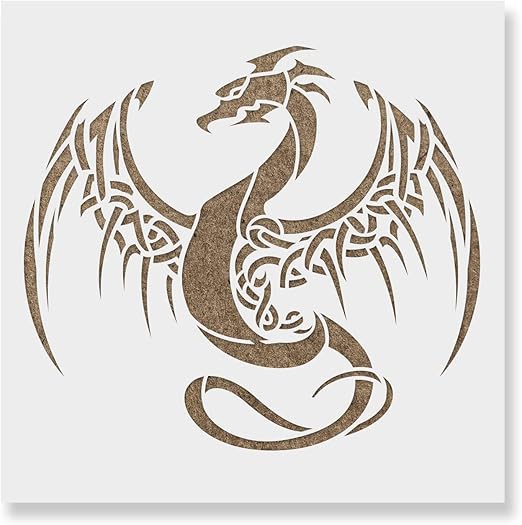 Dragon Stencil Reusable Stencils for Painting Create