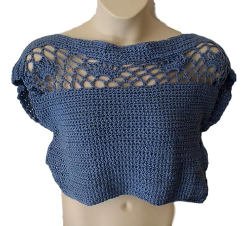 plus size crochet crop top