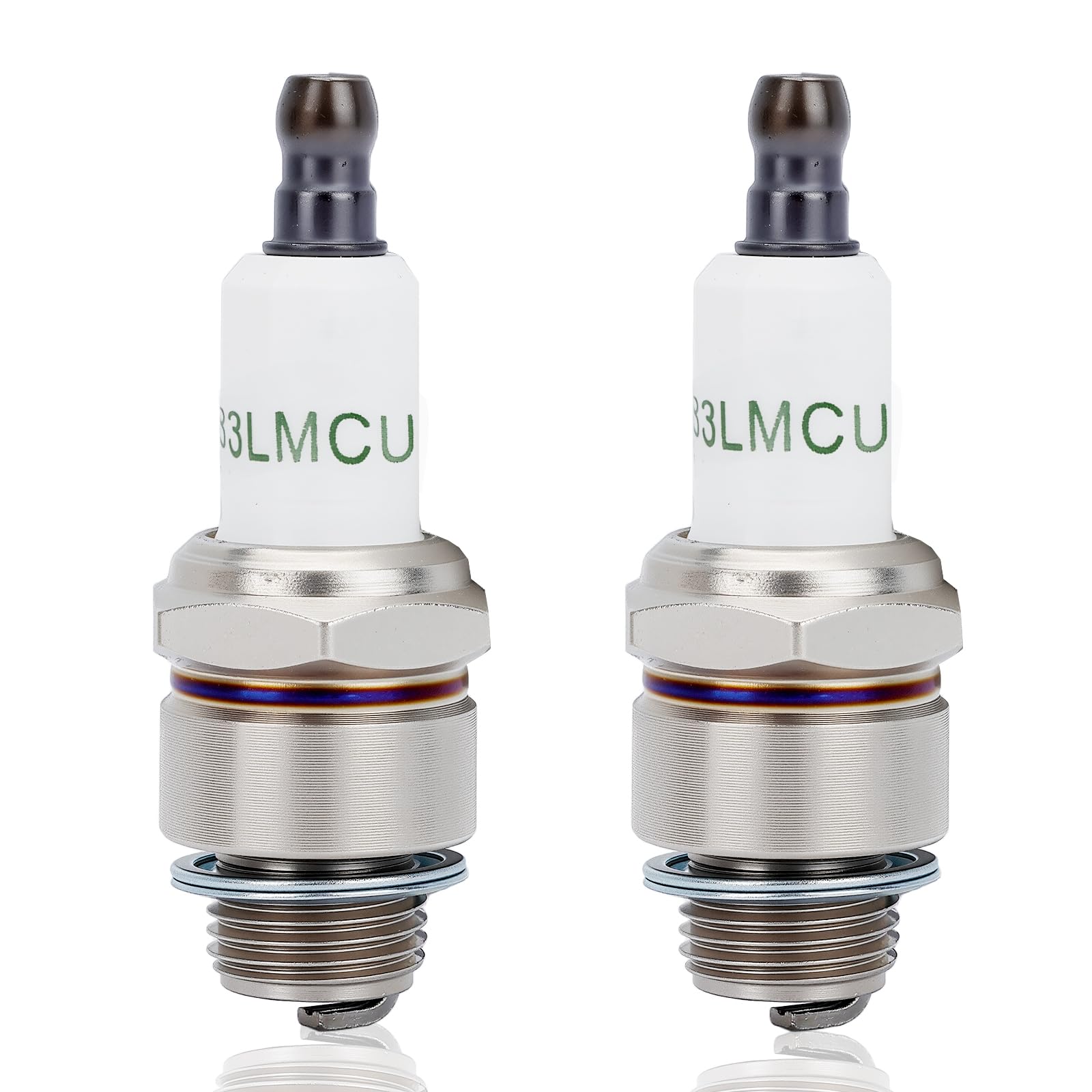 Hipa RJ19LM Spark Plug Replaces Champion RJ19LM J19LM 2 pack | for Brigs Straton 796112 802592 5095K NGK BR2LM