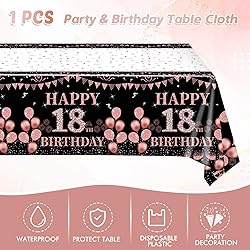 41Pcs 18th Birthday Party Decorations for Girls