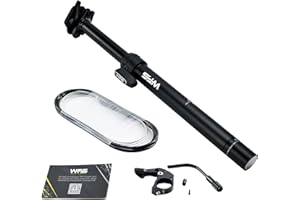WFS TerraX Vresa Flex Dropper Seatpost 27.2mm 30.9mm 31.6mm, 70mm 80mm 85mm 90mm 110mm 125mm 150mm Travel, Remote, External C