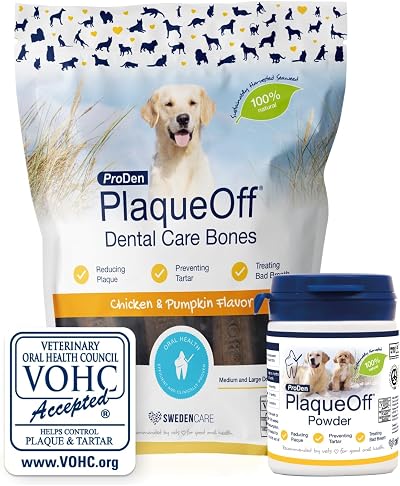 ProDen PlaqueOff Powder for Dogs & Cats 60g Tartar & Bad Breath Remover