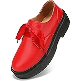 BEAUSEEN Women's Vegan Leather Platform Chunky Loafers Clssic Penny Loafers Slip On Comfort Business Work Office Dress Walking Shoes