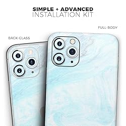 Design Skinz Mixtured Blue v9 Textured Marble